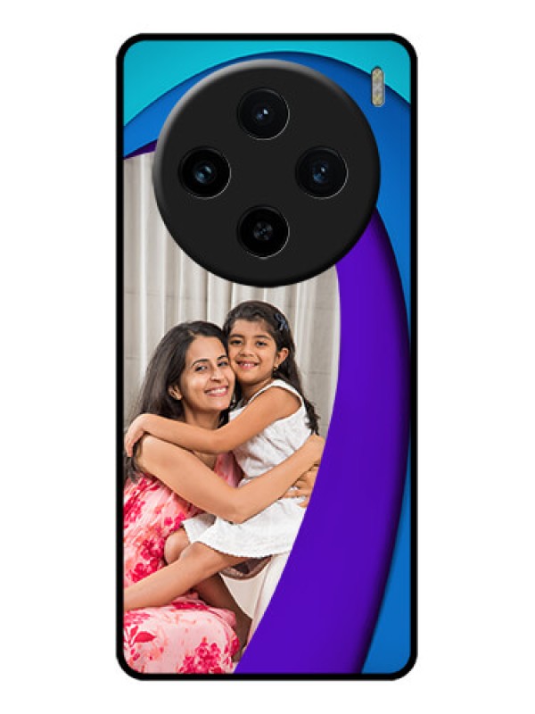 Custom Vivo X100 5G Custom Glass Phone Case - Simple Pattern Design