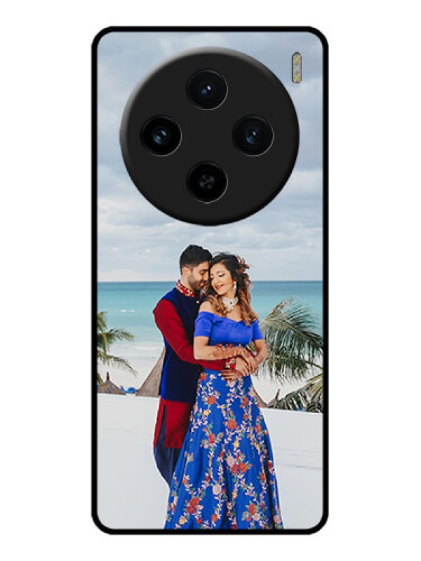 Custom Vivo X100 5G Custom Glass Phone Case - Upload Full Picture Design