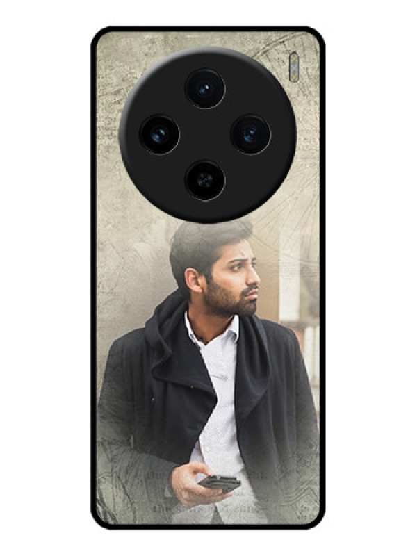 Custom Vivo X100 5G Custom Glass Phone Case - With Vintage Design