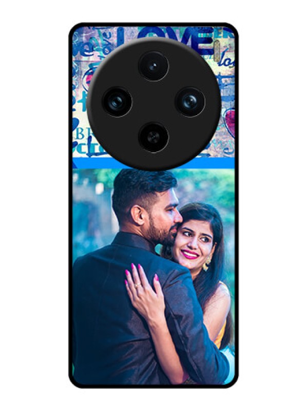Custom Vivo X100 Pro 5G Custom Glass Phone Case - Colorful Love Design
