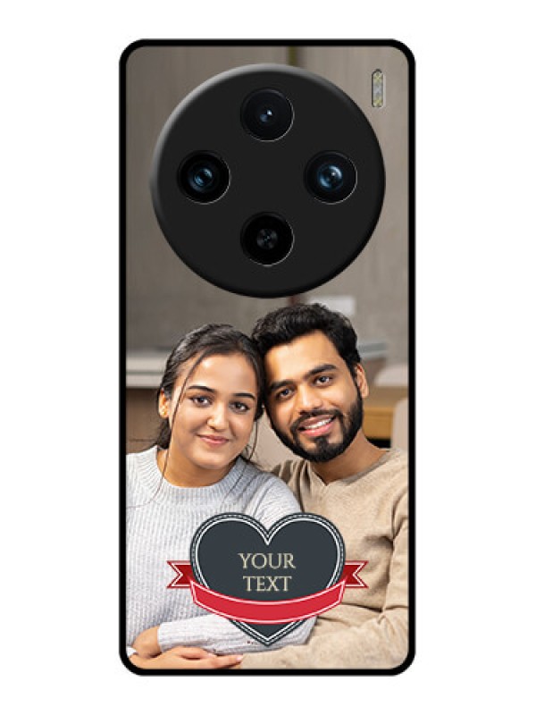 Custom Vivo X100 Pro 5G Custom Glass Phone Case - Just Married Couple Design