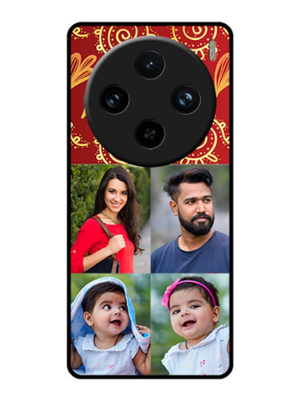 Custom Vivo X100 Pro 5G Custom Glass Phone Case - 4 Image Traditional Design