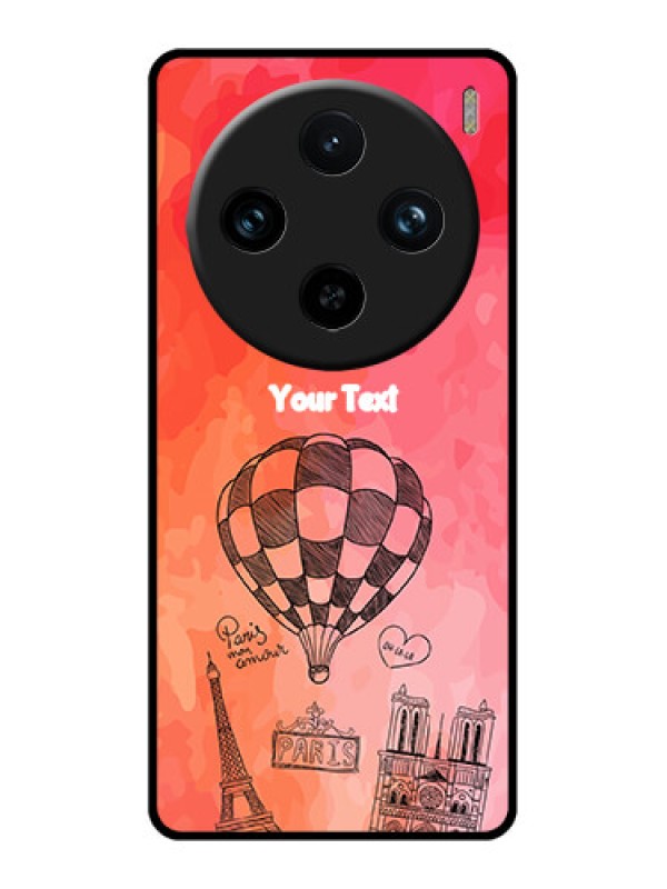 Custom Vivo X100 Pro 5G Custom Glass Phone Case - Paris Theme Design