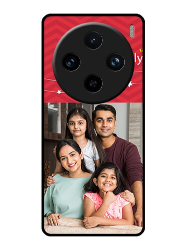 Custom Vivo X100 Pro 5G Custom Glass Phone Case - Happy Family Design