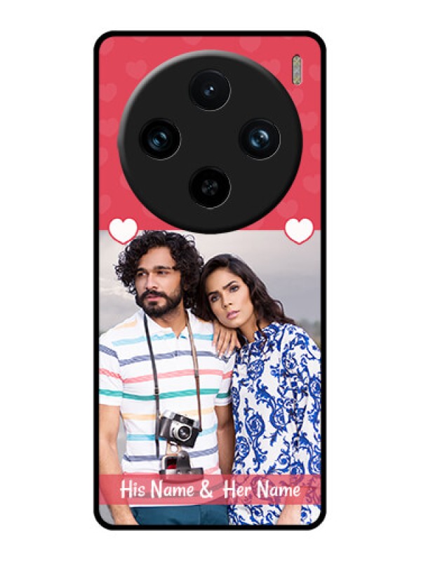 Custom Vivo X100 Pro 5G Custom Glass Phone Case - Simple Love Design