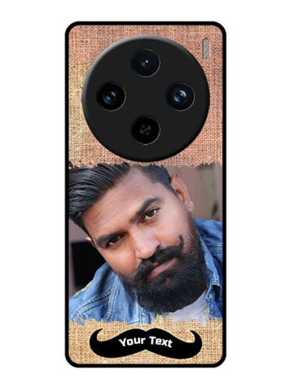 Custom Vivo X100 Pro 5G Custom Glass Phone Case - With Texture Design