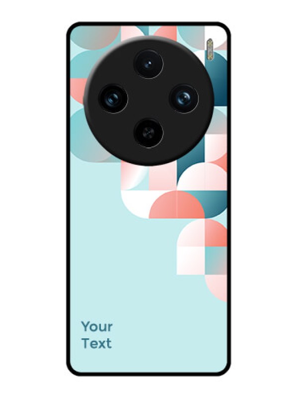 Custom Vivo X100 Pro 5G Custom Glass Phone Case - Stylish Semi - Circle Pattern Design