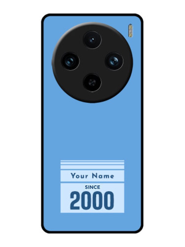 Custom Vivo X100 Pro 5G Custom Glass Phone Case - Custom Year Of Birth Design