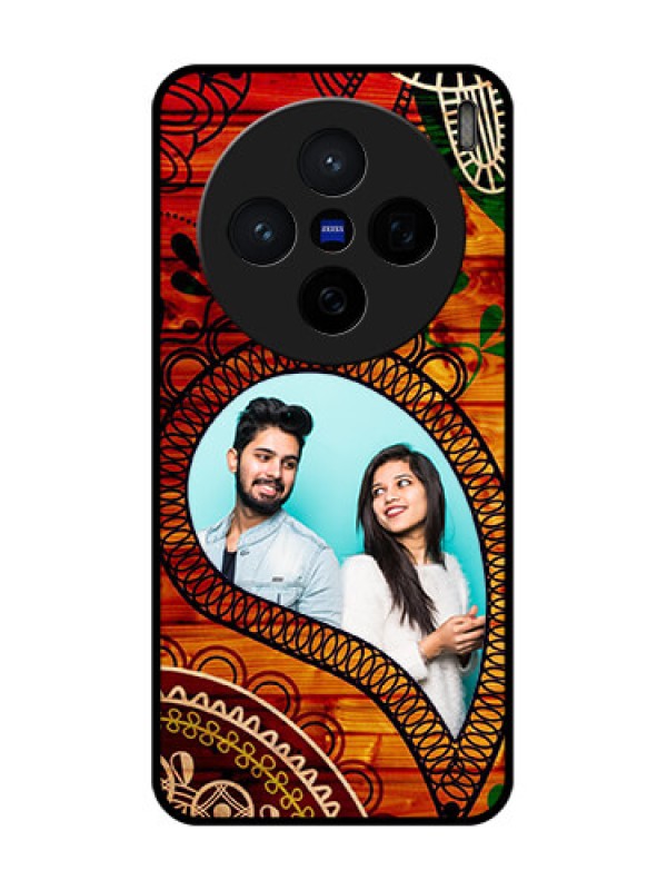 Custom Vivo X200 5G Custom Glass Phone CaseAbstract Colorful Design