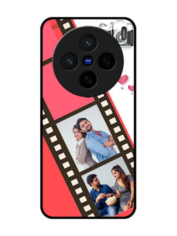 Custom Vivo X200 5G Custom Glass Phone Case3 Image Holder With Film Reel