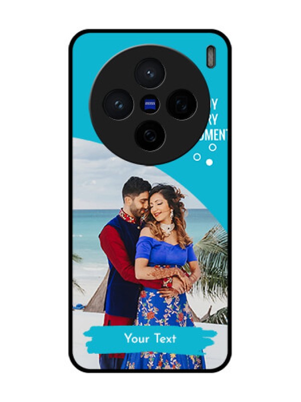 Custom Vivo X200 5G Custom Glass Phone CaseHappy Moment Design