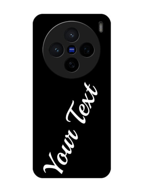 Custom Vivo X200 5G Custom Glass Phone CaseWith Your Name Design