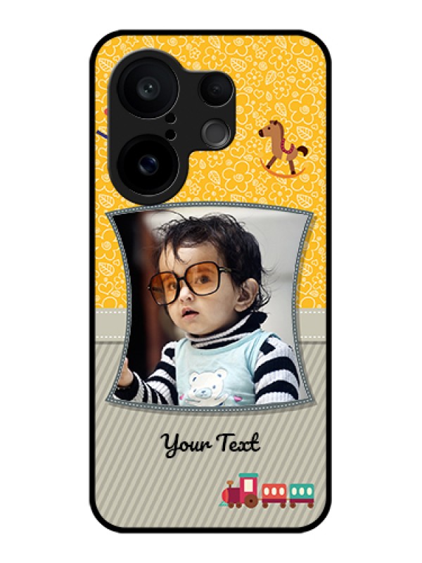 Custom Vivo X200 FE 5G Custom Glass Phone Case - Baby Picture Upload Design