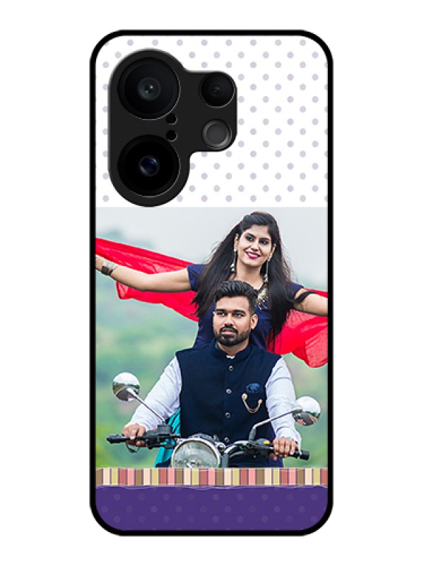 Custom Vivo X200 FE 5G Custom Glass Phone Case - Cute Family Design