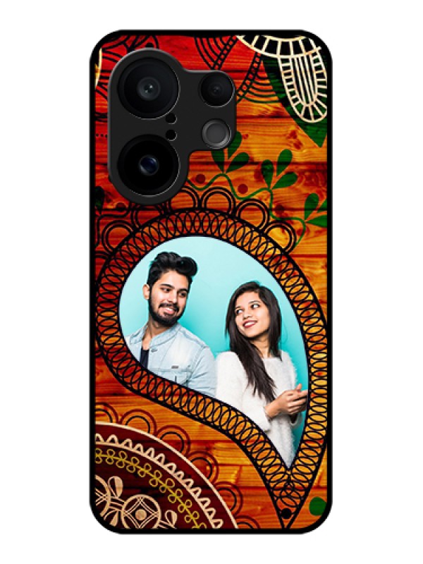 Custom Vivo X200 FE 5G Custom Glass Phone Case - Abstract Colorful Design