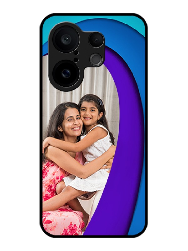 Custom Vivo X200 FE 5G Custom Glass Phone Case - Simple Pattern Design