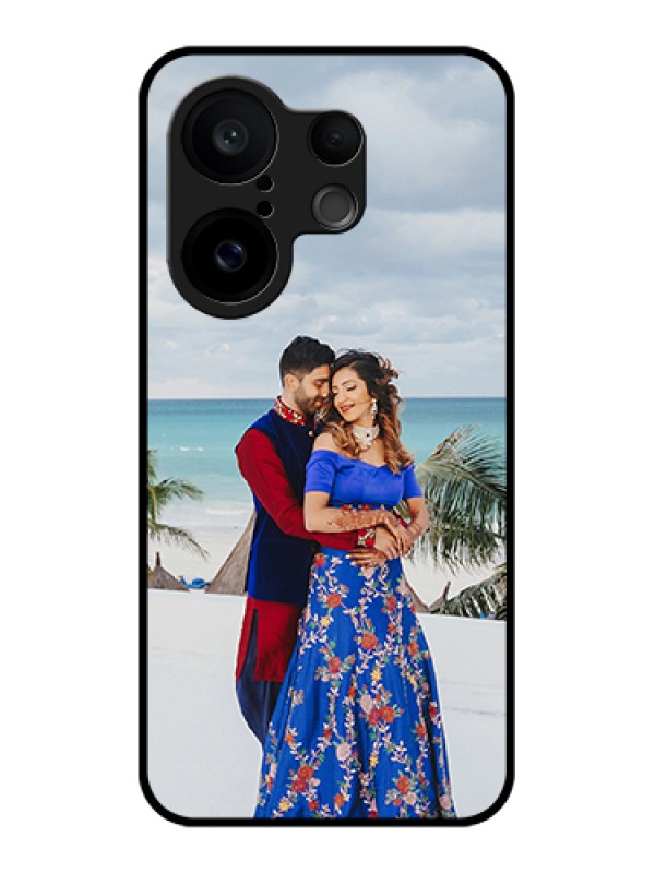 Custom Vivo X200 FE 5G Custom Glass Phone Case - Upload Full Picture Design