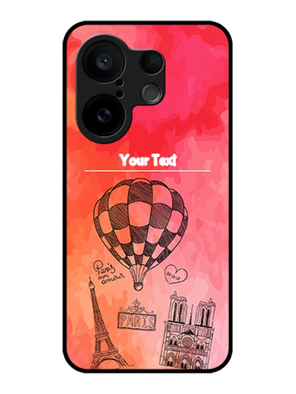 Custom Vivo X200 FE 5G Custom Glass Phone Case - Paris Theme Design