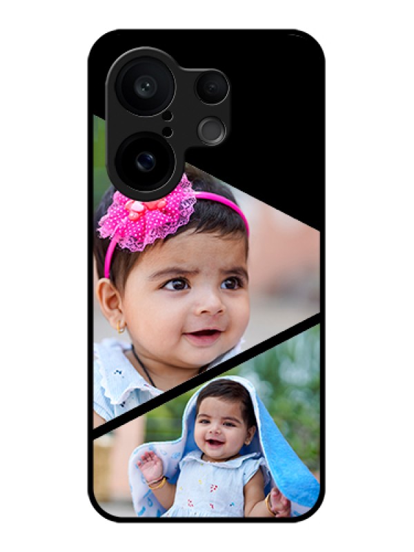 Custom Vivo X200 FE 5G Custom Glass Phone Case - Semi Cut Design