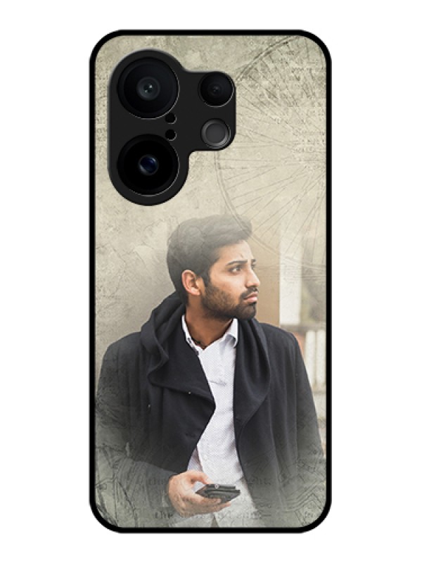 Custom Vivo X200 FE 5G Custom Glass Phone Case - With Vintage Design