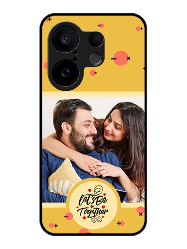 Custom Vivo X200 FE 5G Custom Glass Phone Case - Lets Be Together Design