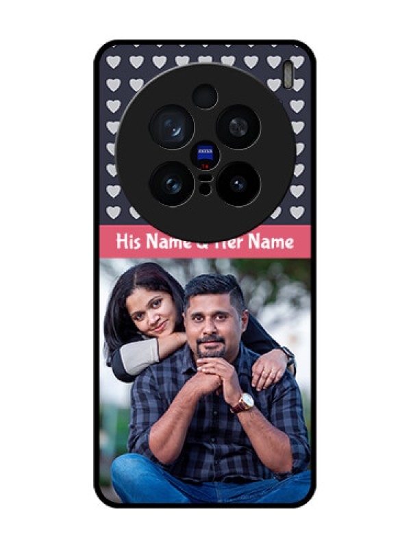 Custom Vivo X200 Pro 5G Custom Glass Phone CaseLove Symbols Design