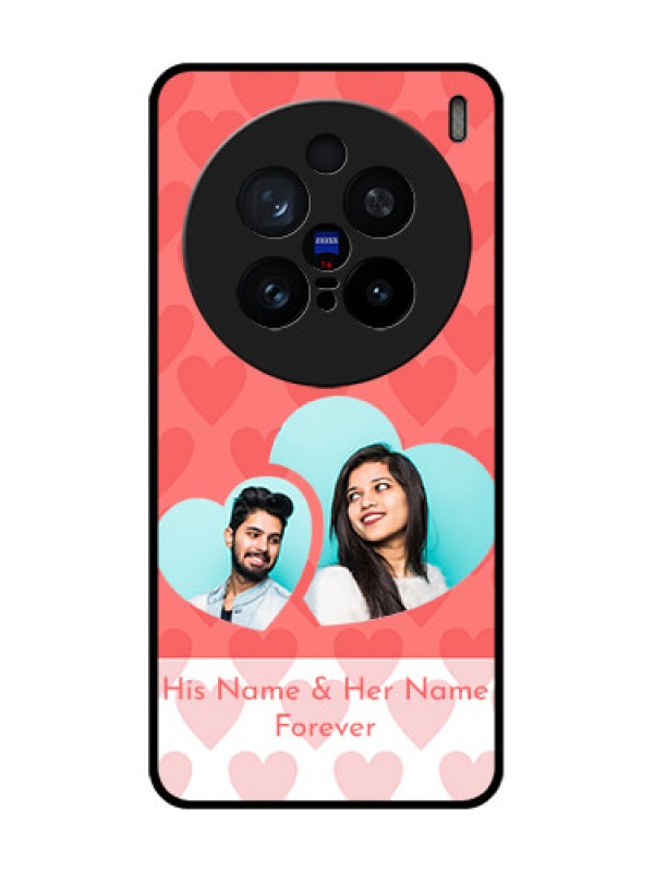 Custom Vivo X200 Pro 5G Custom Glass Phone CaseCouple Pic Upload Design
