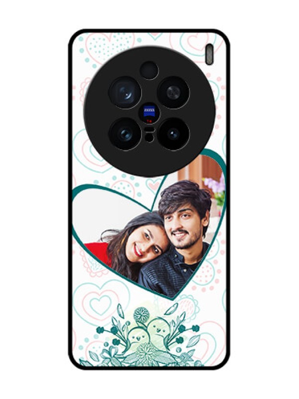 Custom Vivo X200 Pro 5G Custom Glass Phone CasePremium Couple Design