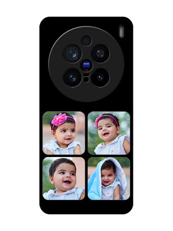 Custom Vivo X200 Pro 5G Custom Glass Phone CaseMultiple Pictures Design