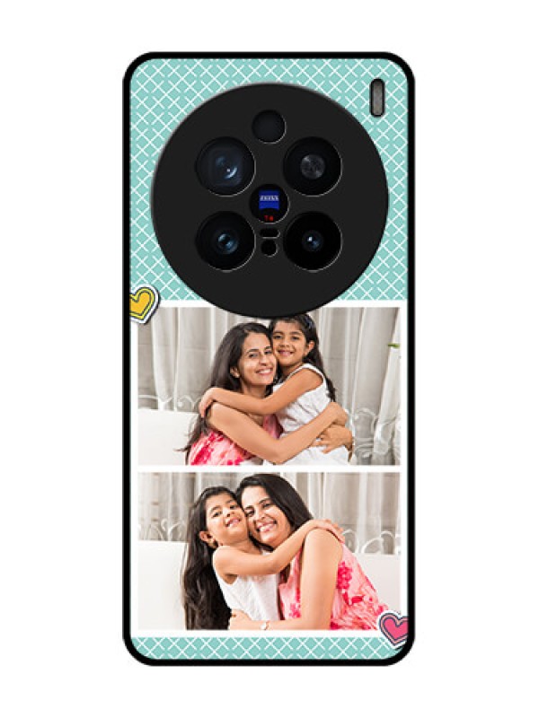 Custom Vivo X200 Pro 5G Custom Glass Phone Case2 Image Holder With Pattern Design