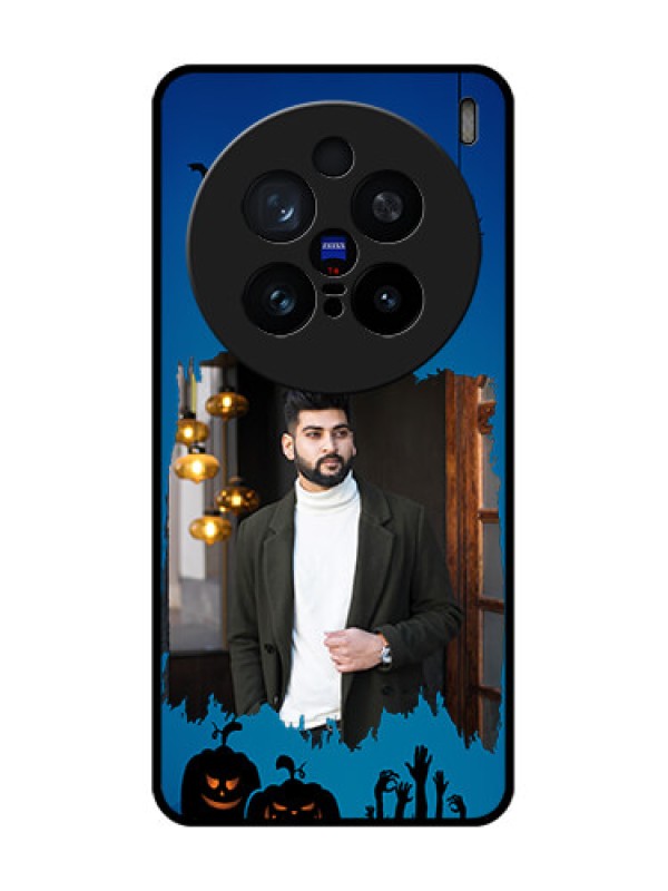 Custom Vivo X200 Pro 5G Custom Glass Phone CaseWith Pro Halloween Design