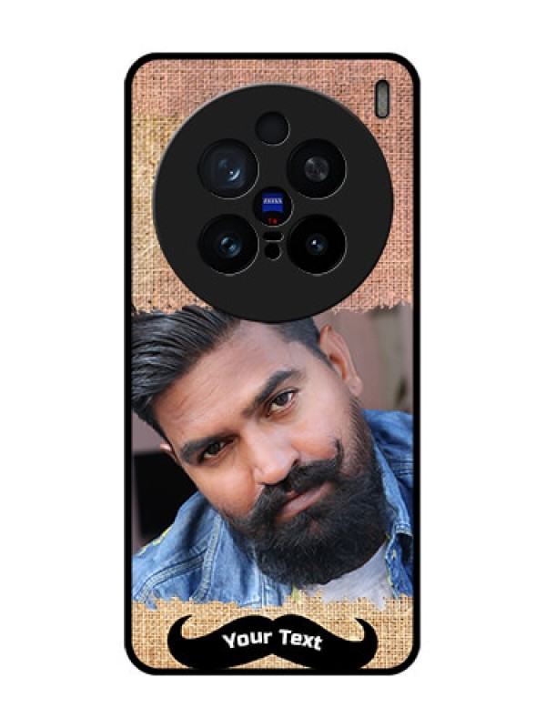 Custom Vivo X200 Pro 5G Custom Glass Phone CaseWith Texture Design
