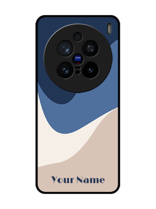 Custom Vivo X200 Pro 5G Custom Glass Phone CaseAbstract Drip Art Design