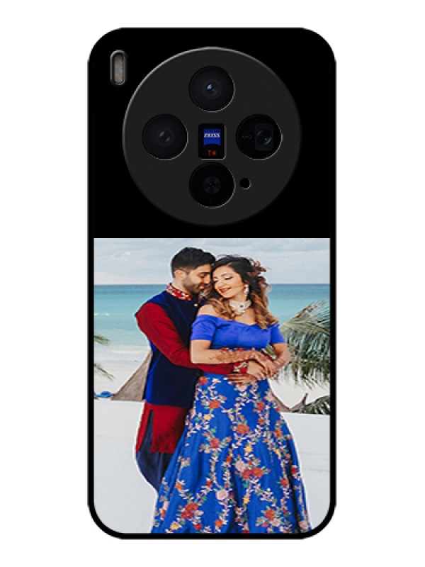 Custom Vivo X300 5G Custom Glass Phone Case - Upload Full Picture With Custom Color Design