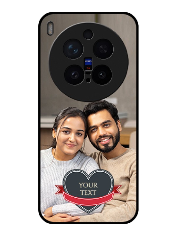 Custom Vivo X300 Pro 5G Custom Glass Phone Case - Just Married Couple Design