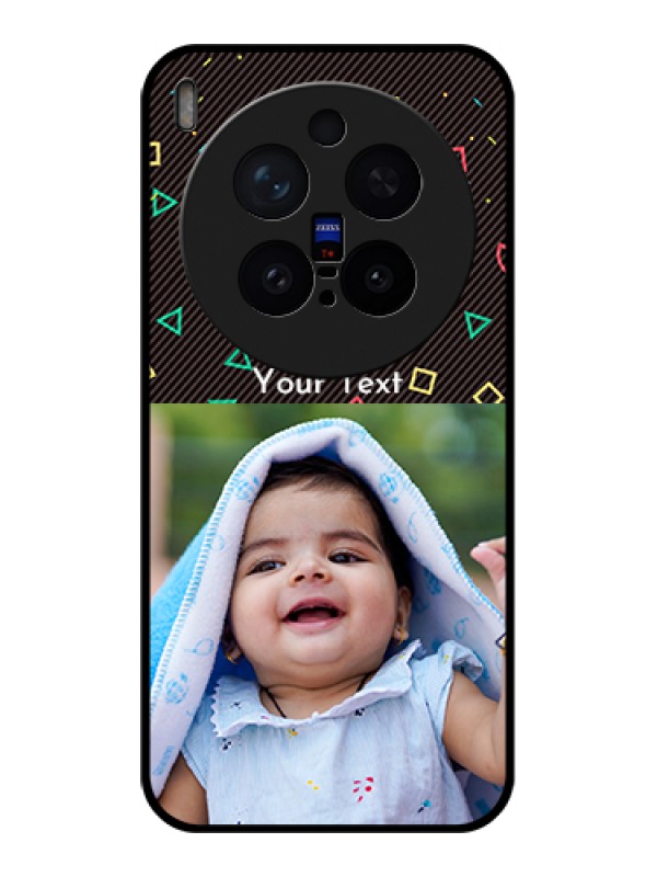 Custom Vivo X300 Pro 5G Custom Glass Phone Case - With Confetti Birthday Design