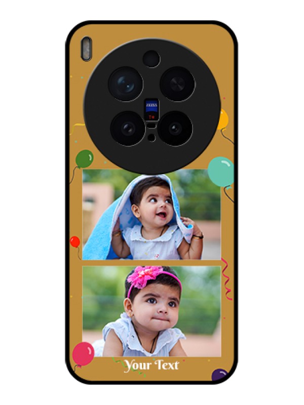 Custom Vivo X300 Pro 5G Custom Glass Phone Case - Image Holder With Birthday Celebrations Design