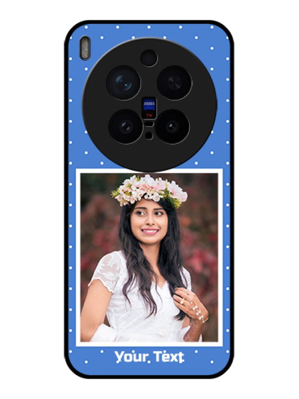 Custom Vivo X300 Pro 5G Custom Glass Phone Case - Polka Dots Design