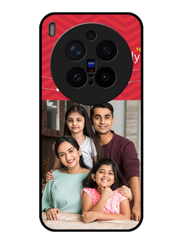 Custom Vivo X300 Pro 5G Custom Glass Phone Case - Happy Family Design