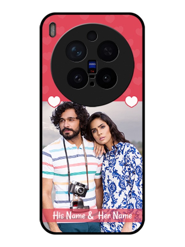Custom Vivo X300 Pro 5G Custom Glass Phone Case - Simple Love Design