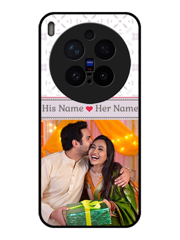 Custom Vivo X300 Pro 5G Custom Glass Phone Case - With Photo And Ethnic Design