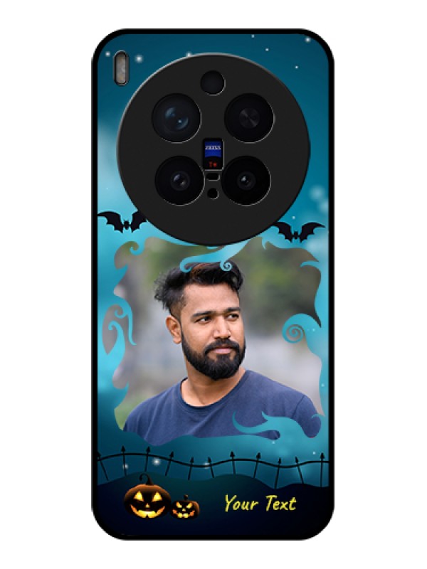 Custom Vivo X300 Pro 5G Custom Glass Phone Case - Halloween Frame Design