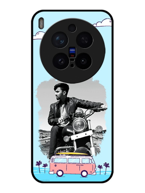 Custom Vivo X300 Pro 5G Custom Glass Phone Case - Travel & Adventure Design