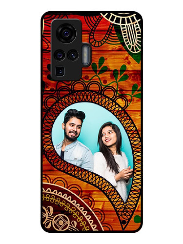 Custom Vivo X50 Pro 5G Personalized Glass Phone Case - Abstract Colorful Design