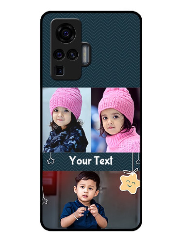 Custom Vivo X50 Pro 5G Custom Glass Mobile Case - Hanging Stars Design