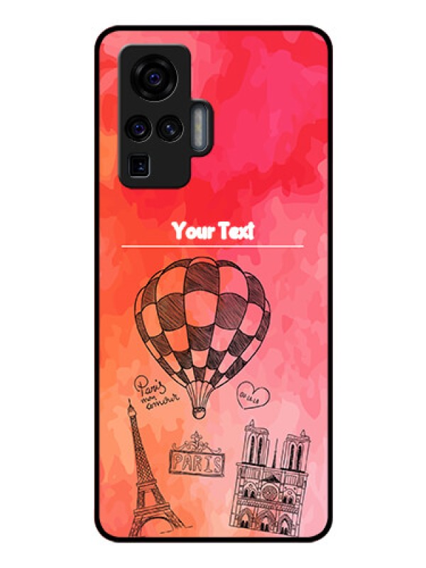 Custom Vivo X50 Pro 5G Custom Glass Phone Case - Paris Theme Design