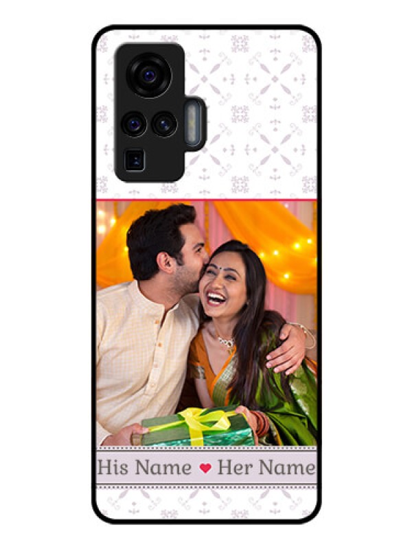 Custom Vivo X50 Pro 5G Custom Glass Mobile Case - with Photo and Ethnic Design