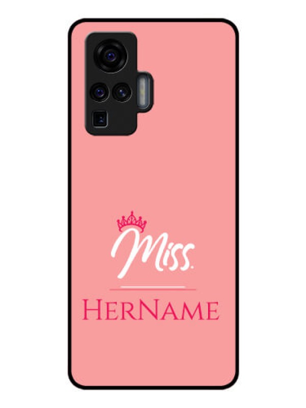 Custom Vivo X50 Pro 5G Custom Glass Phone Case Mrs with Name