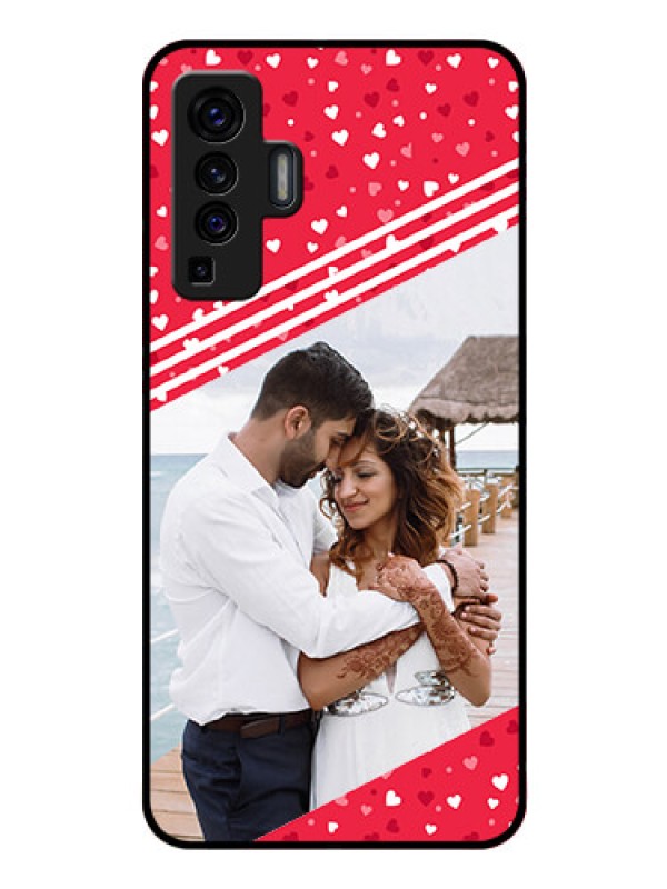 Custom Vivo X50 Custom Glass Mobile Case - Valentines Gift Design