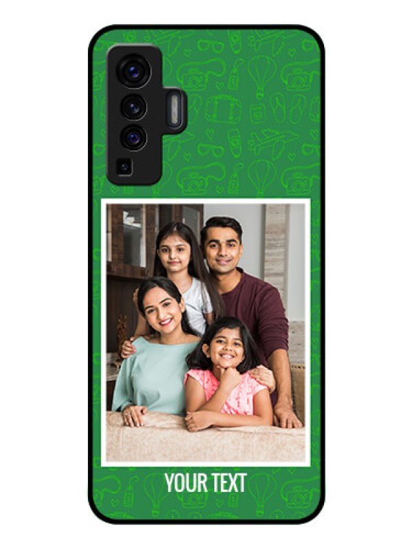 Custom Vivo X50 Personalized Glass Phone Case - Picture Upload Design